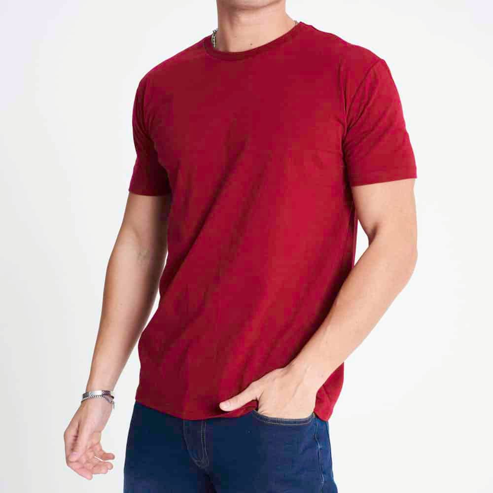 Carabou - Wholesale T-Shirt - Men's - Imp7 Plain T Shirt1