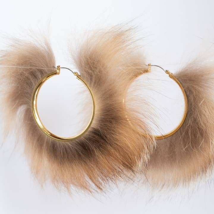 Lynx Giant Hoops for wholesale by Vanessa Aegirsdottir Co.