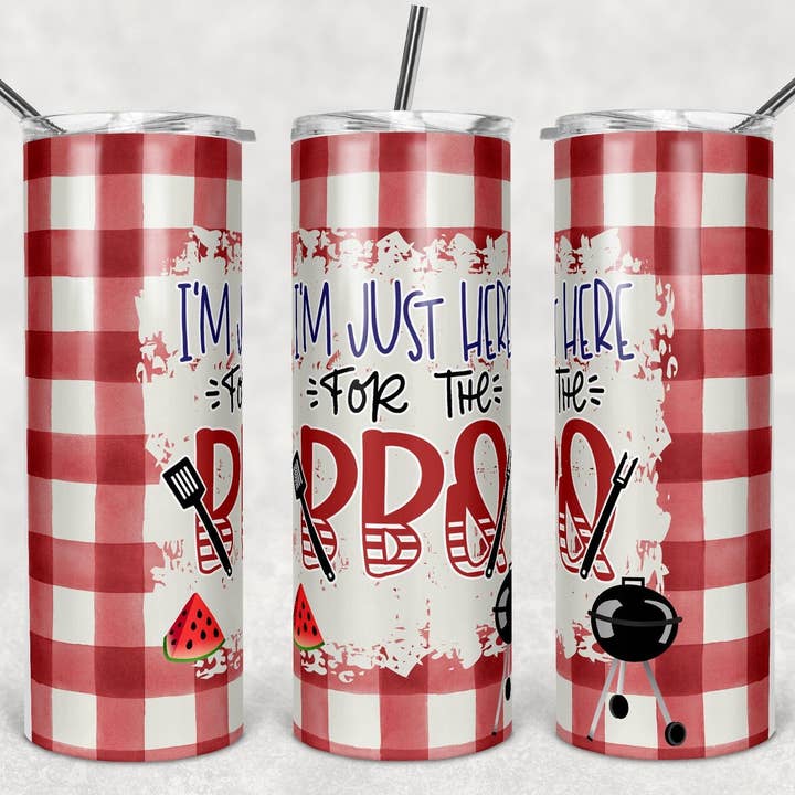 I'm Just Here For The BBQ for wholesale by Noel & Co Tumblers