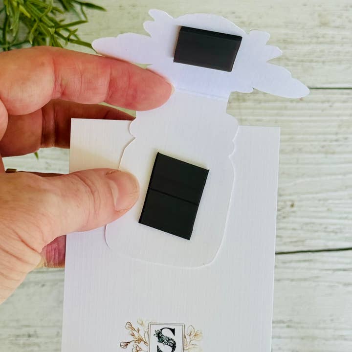 Scattered Seed Co - Wholesale Bookmark - Spring Floral Books Magnetic Bookmark