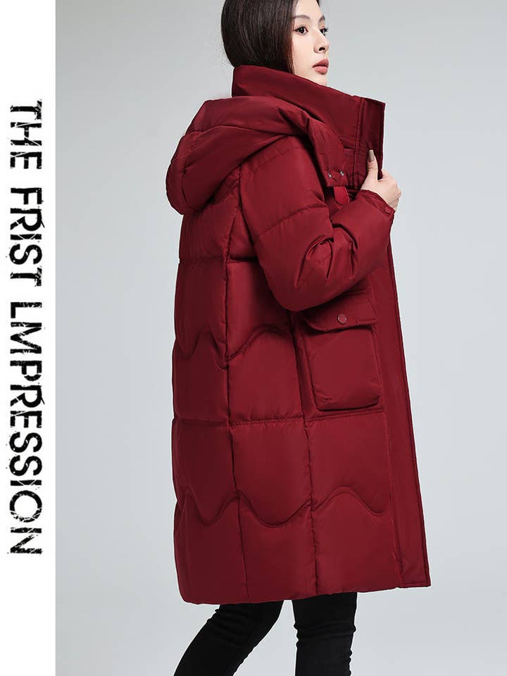 Marayn - Wholesale Puffer Jacket - Women's - 2025 Winter Korean Style Padded Long Coat16