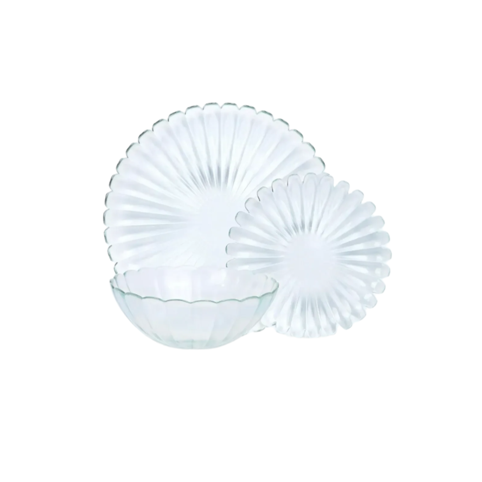 Lainy Home – Großhandel Essgeschirr-Set – Azure Alabaster Glasgeschirr 4er-Set4