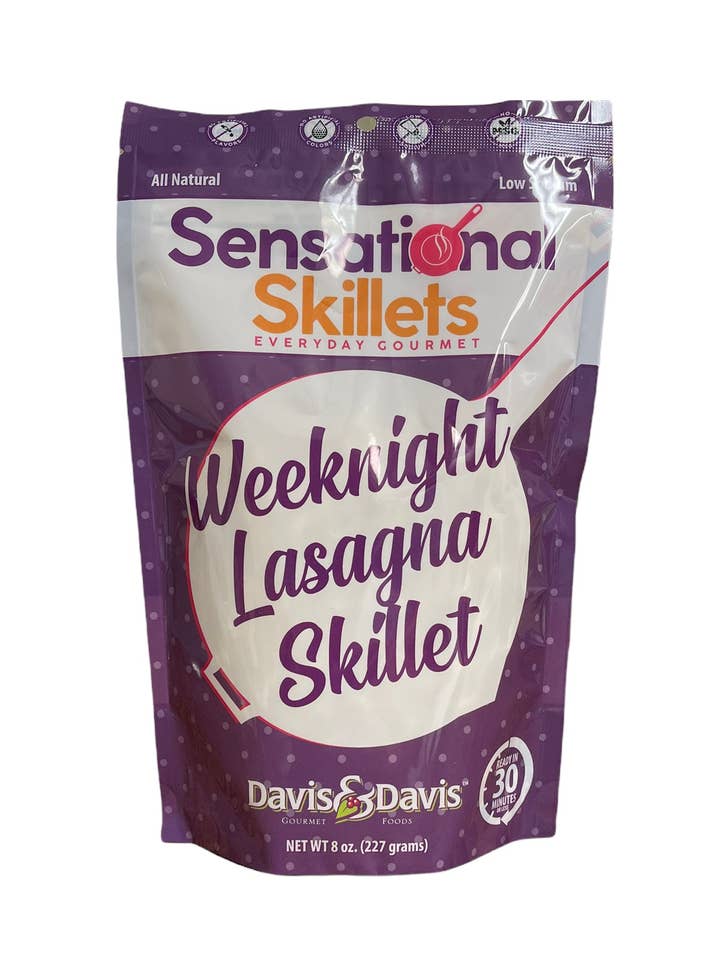 Weeknight Lasagna Skillet for wholesale by Davis & Davis Gourmet Foods