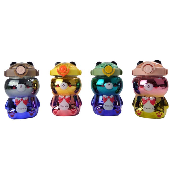 Borraccia Lucida a Gradiente con Orso CP3630-1 (12PC) per la vendita all'ingrosso da parte di TAPA fashion