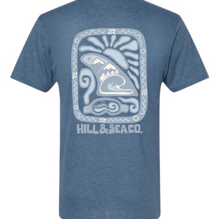 Série Artiste I Manches Courtes Tri-Marine pour la vente par Hill and Sea Co.