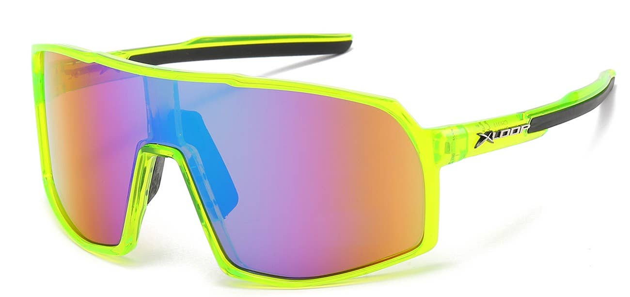 Sunrayzz Imports - Wholesale Sunglasses - Men's - Xloop Sports Wrap Shield Sunglasses x3649-rv4
