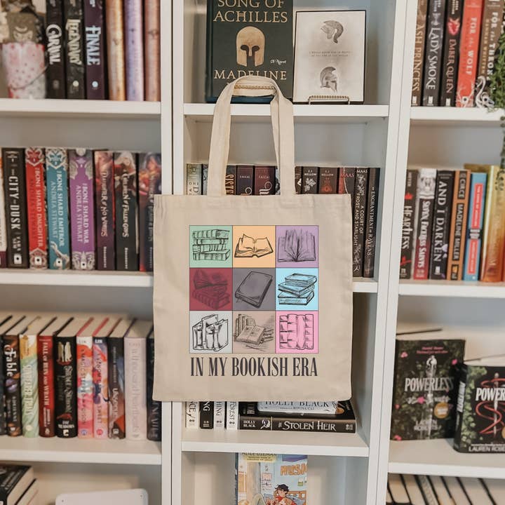 Literari Goods, Co | Book Themed Candles + Gifts – wholesale Bärkasse - Unisex – Bokhandel Tygväskor | Läsargåva för Alla hjärtans dag | Era1