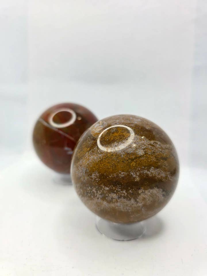 Sphère de Jaspe Océan 2,5" pour la vente par The Mystical Moons
