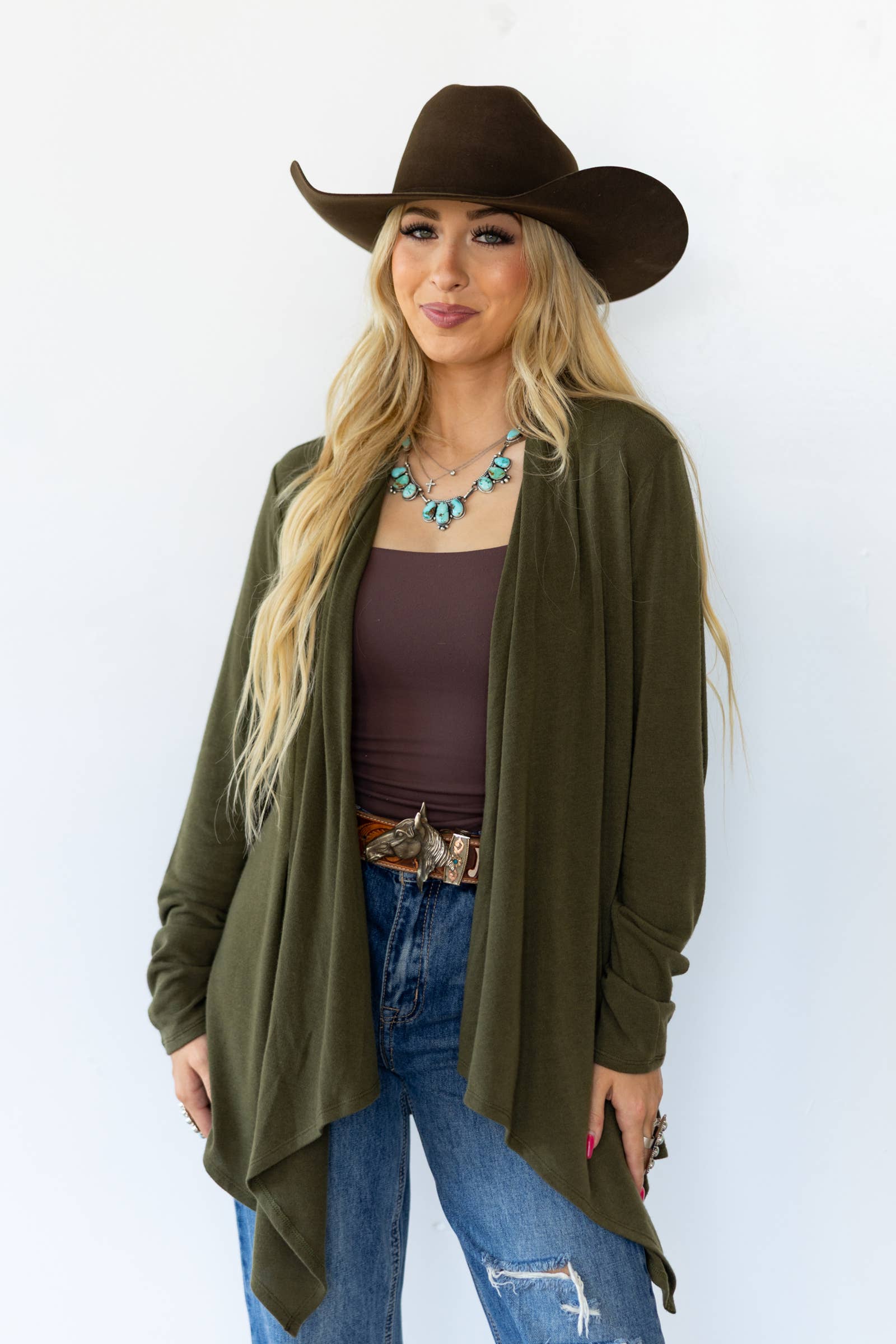 Dear Scarlett - Wholesale Cardigan - Women's - Effortless Lightweight Cardigan8