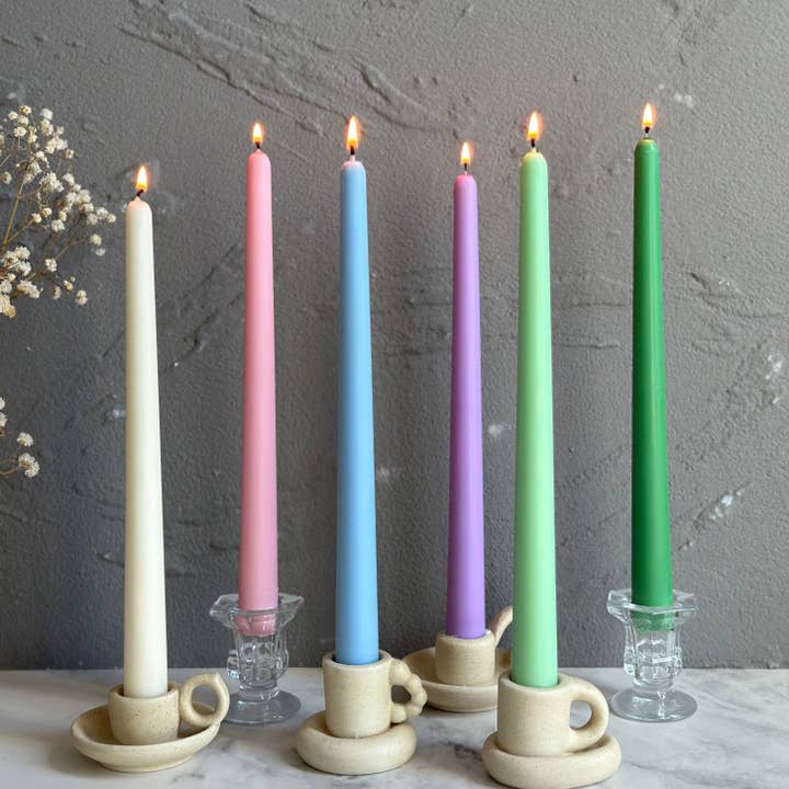 LA AROMA CANDLE CO. – wholesale Tapered candle/candlestick – Colored Taper Candles 10'' (A Pair)