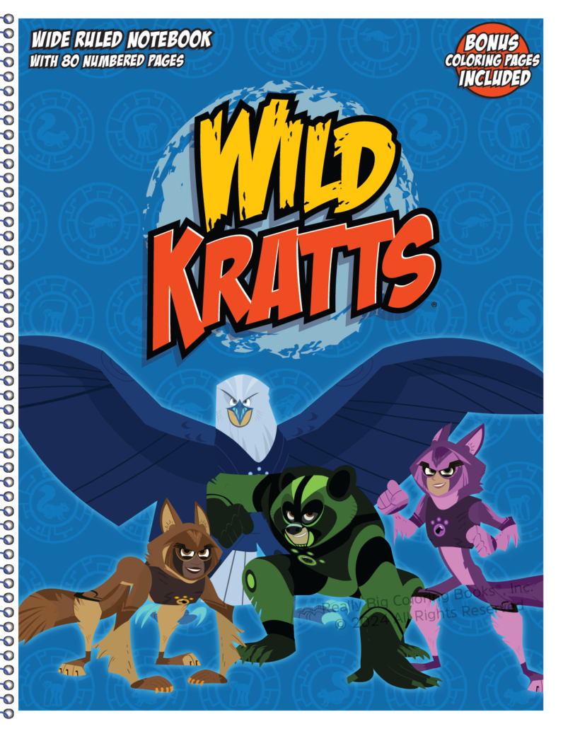 Really Big Coloring Books | ColoringBook.com - Vente Cahiers - Cahier ligné large à colorier Wild Kratts PBS Kids0