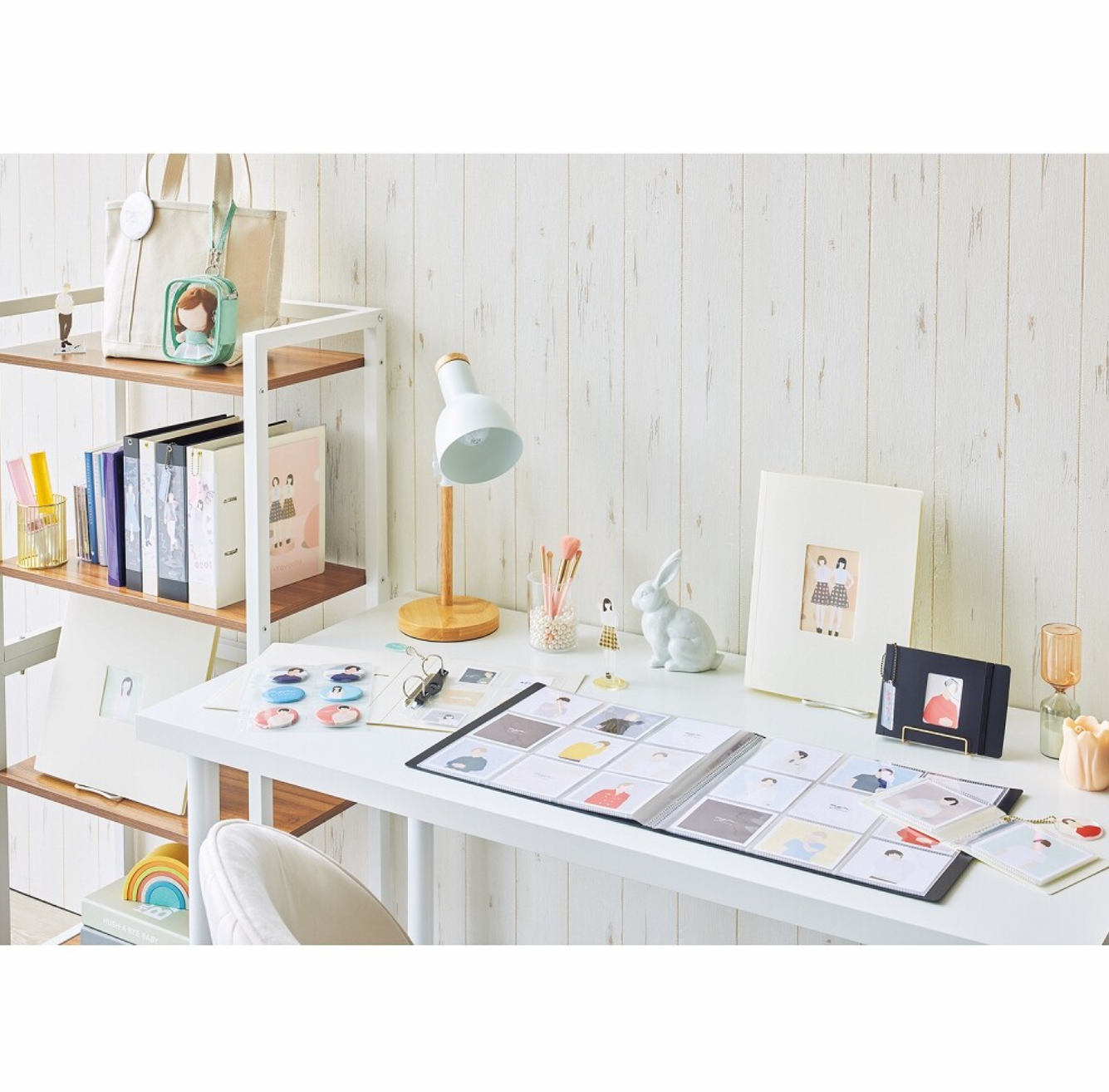 「FUNJI」In Japan - Venta al por mayor Estuche para lápices - Caja de Peluche Oshikatsu | Bolsa de Decoración Transparente con Correa6