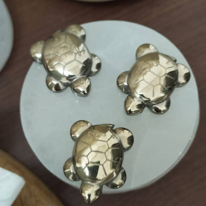 Soothing Crystals - Wholesale Spiritual Stone/Crystal - Wholesale Gold Pyrite Turtle Figurines |Bulk Crystal Animals7