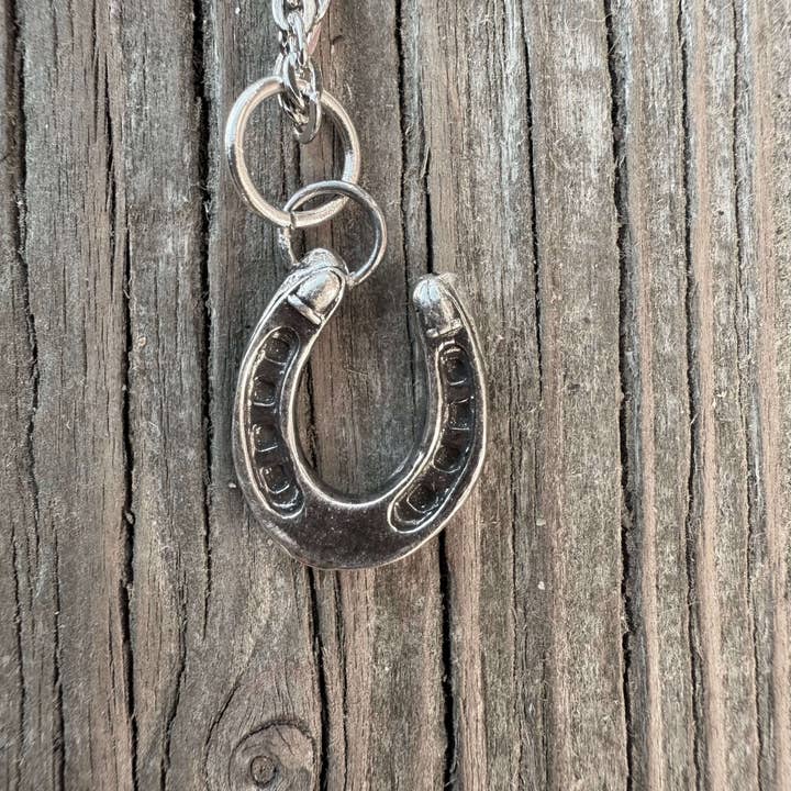 Wild Mountain Soul Designs - Wholesale Pendant/Charm Necklace - Silver Western Horseshoe Pendant2