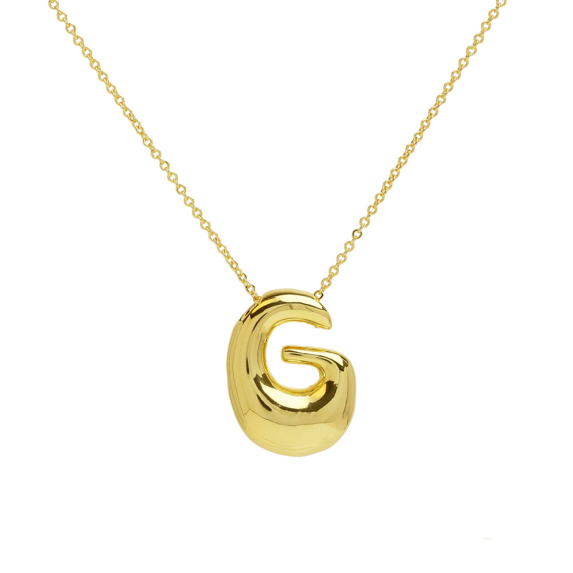 Savvy Bling – wholesale Pendant/charm necklace – Initial Waterdrop 18K Gold Necklace65