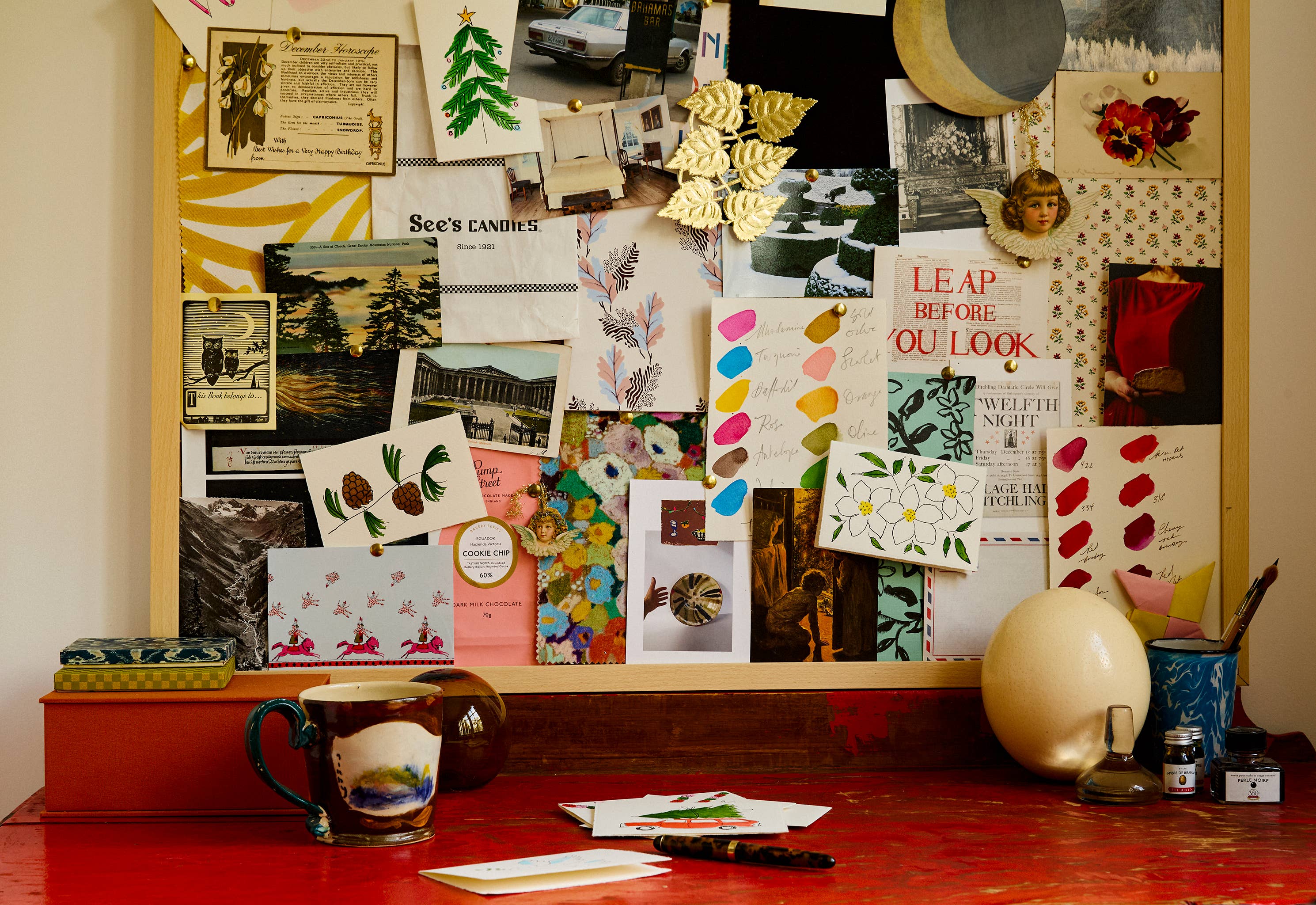 Scribble & Daub – wholesale Everyday greeting card – Hellebores Flower Card2