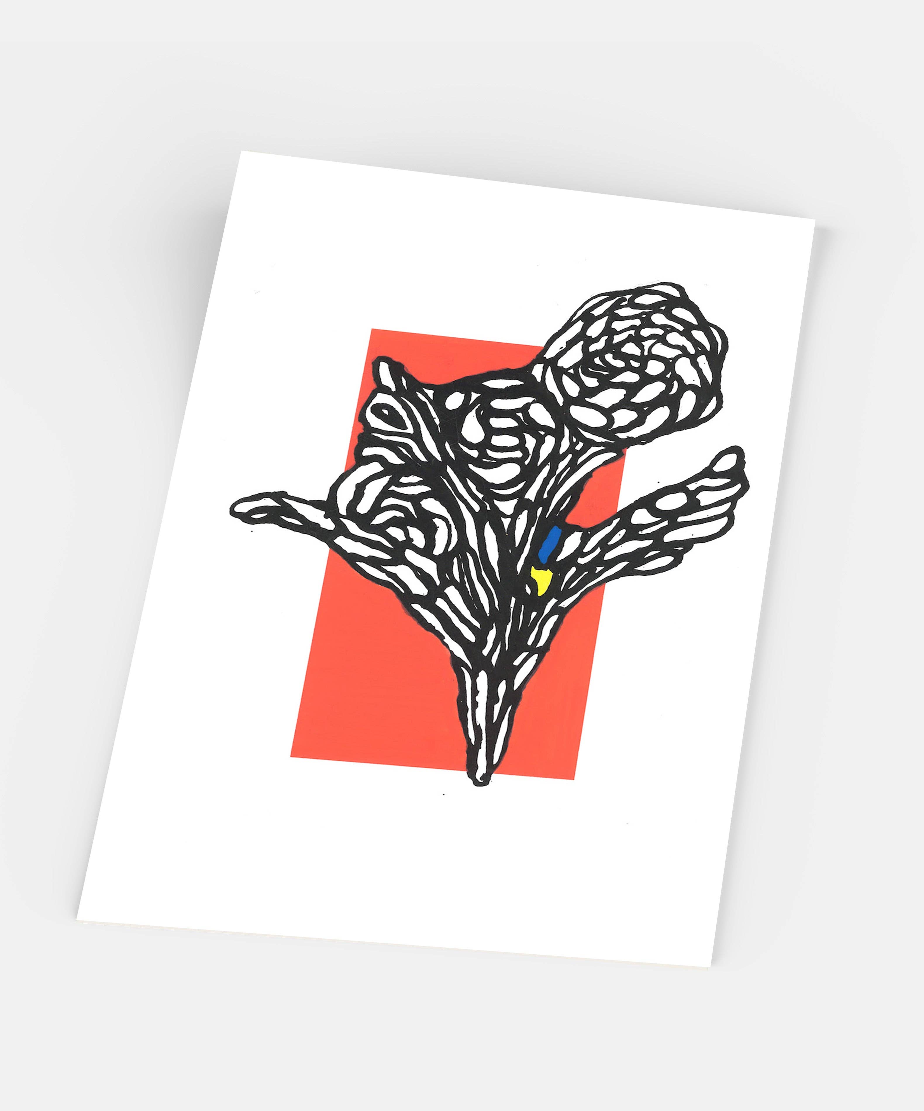 Gustave - Wholesale Art Print - Sven Reubens, Abstract No. 1, Flower1