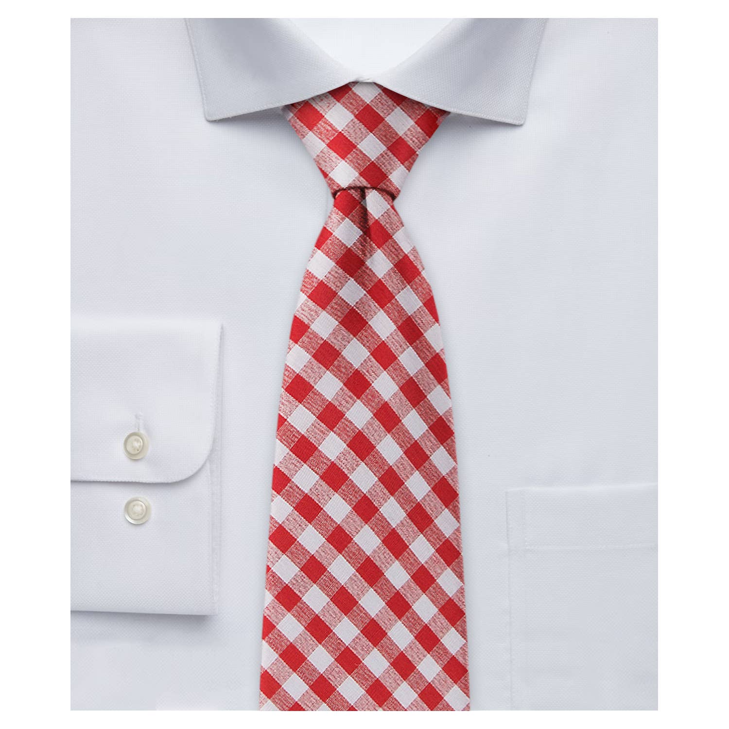 Jacob Alexander - Vendita all'ingrosso Cravatta - Uomo - Cravatta a quadretti gingham da uomo46