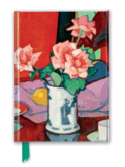 Samuel Peploe : Roses roses, Vase chinois Journal pour la vente par Texas Bookman