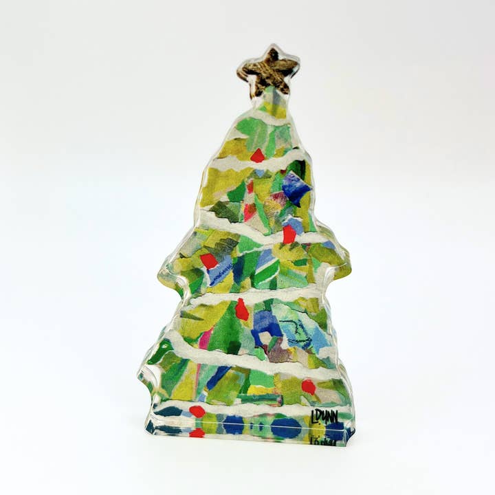 BRIGHT GREEN ADORNED TREE BITTY for wholesale by Lauren Dunn
