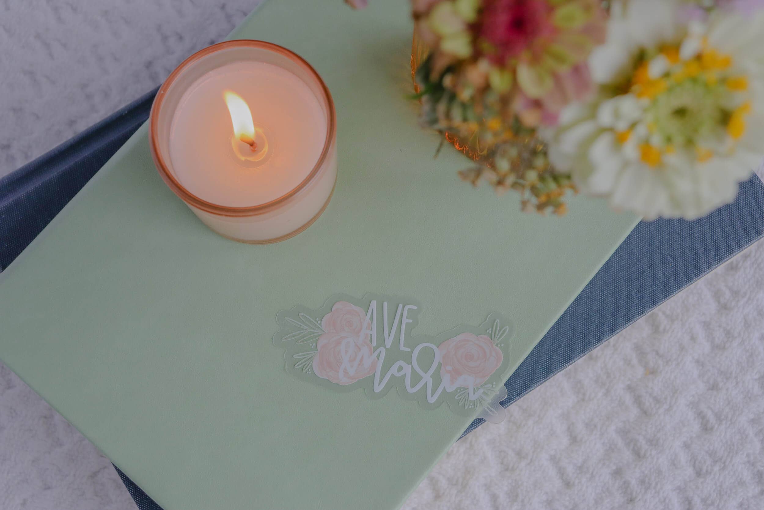 Saint Clare and Francis - Wholesale Sticker - Ave Maria - Catholic Vinyl Sticker2