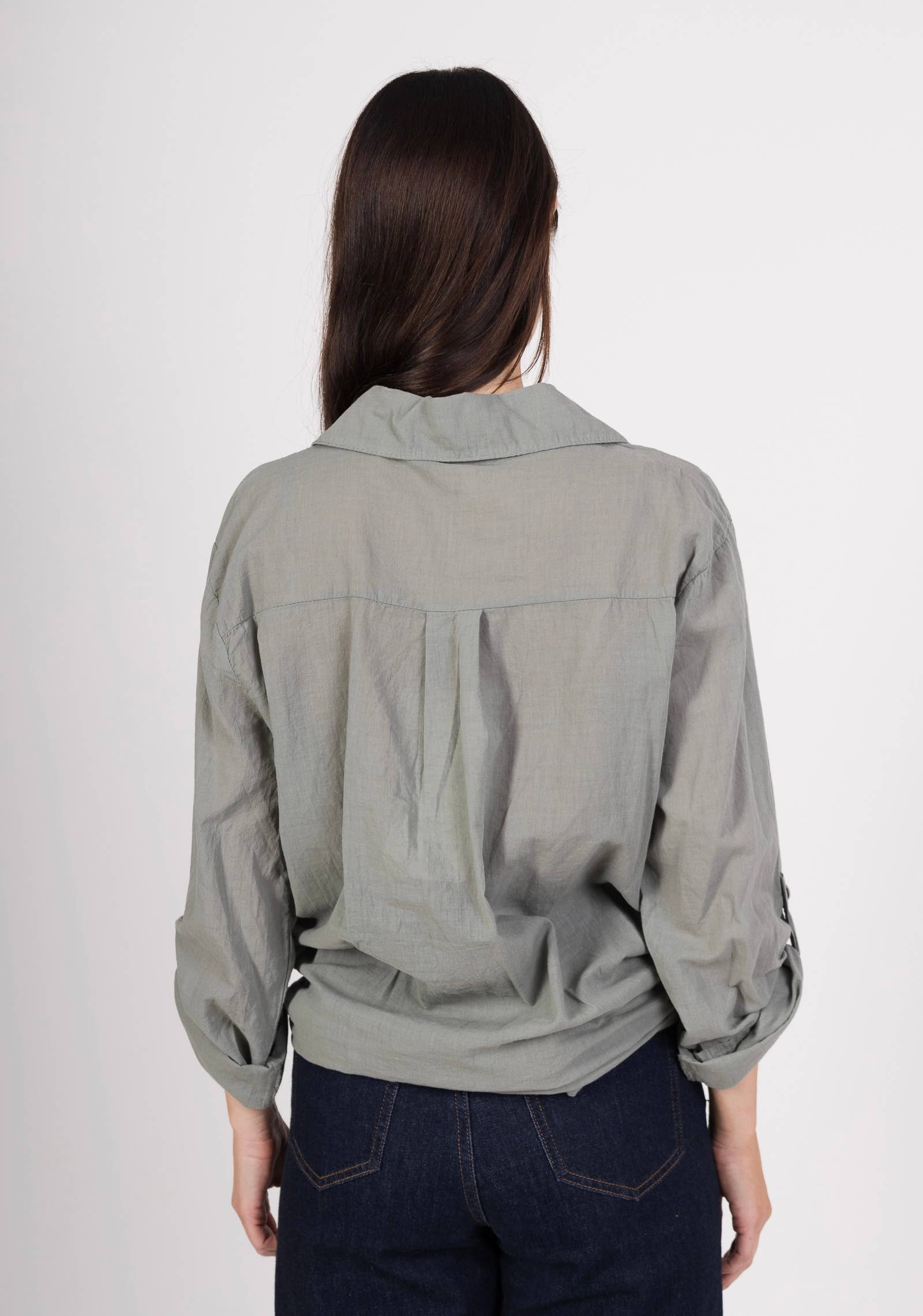 LINEN & COTTON HOUSE – wholesale Tröja med knappar – Dam – BUNDEN BOMULLSSKJORTA 42602 22