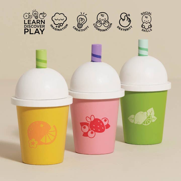 Le Toy Van, Inc. - Wholesale Toy Set - Kids - Take Away Smoothie Trio2