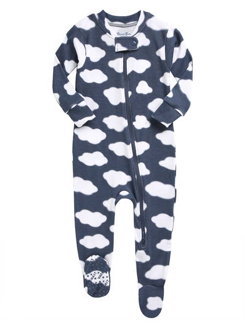 Vaenait Baby - Wholesale Bodysuit (Footed) - Baby - Modal Baby Boys Girls Cloud Baby Footie Onesie31
