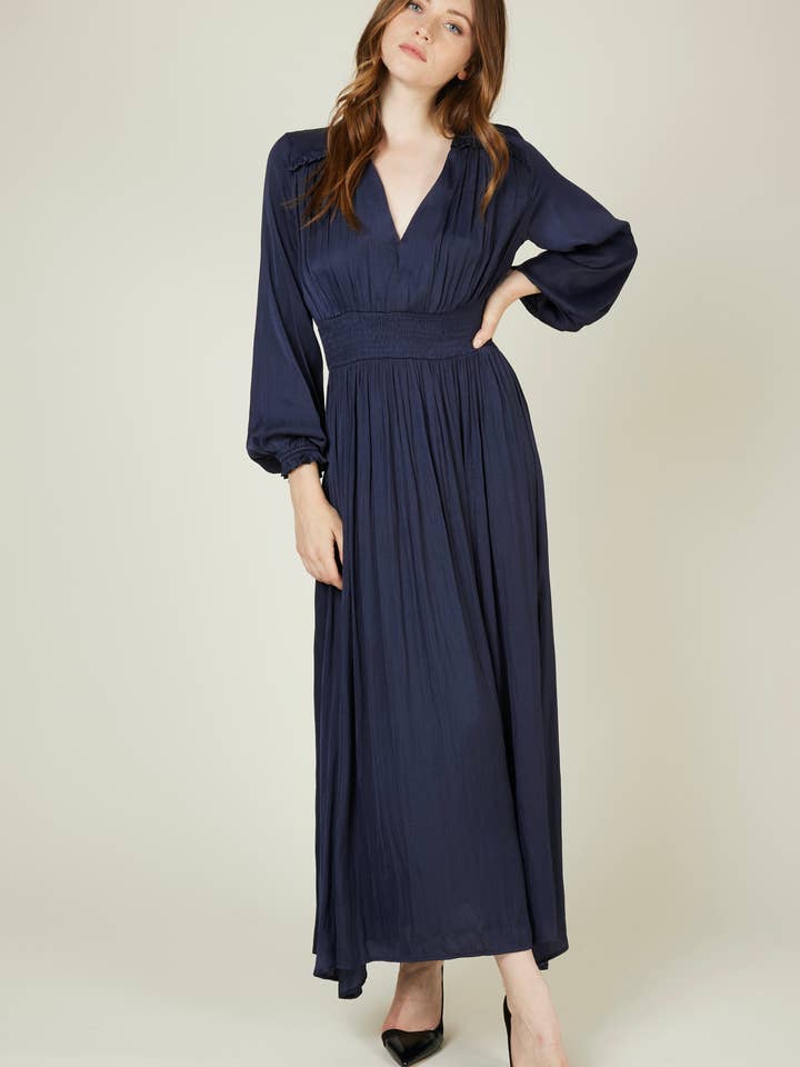 Andy & Lucy - Wholesale Dress - Women's - ATHENA - Long satin dress25