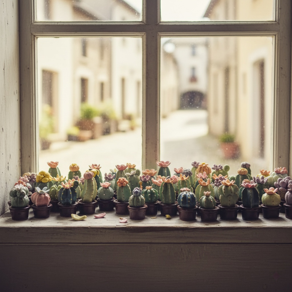 Otterware – wholesale Decorative figurine – Handmade Miniature Ceramic Cactus & Succulent Figurines16