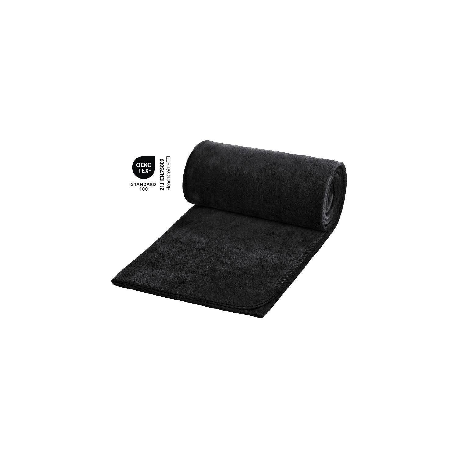 ROEMER WELLNESS - Wholesale Quilt - Fleece Blanket Basic anthracite – 120 x 150 cm, 180 g/m²9