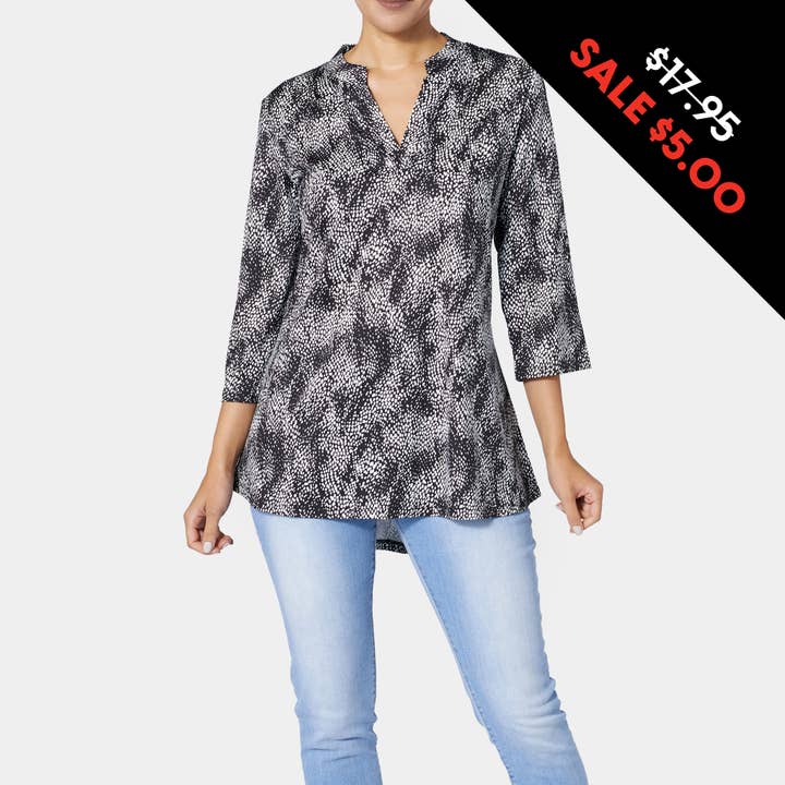 COCO + CARMEN - Wholesale Tunic - Women's - Printed Silky Tunic