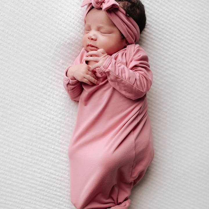 Three Little Tots - Wholesale Babygown - Baby - Rose Knotted Gown23