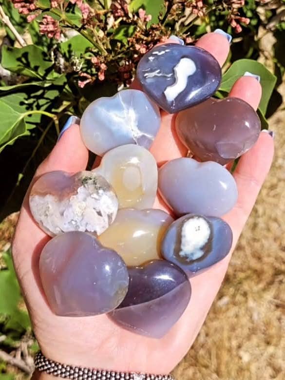 Orca Agate Hearts for wholesale by ZARDENIA