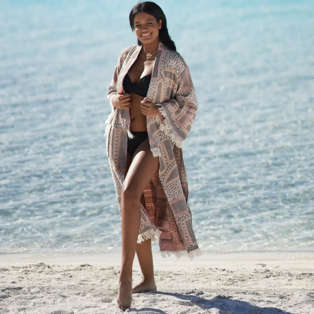 Bagno Milano - Vente Peignoir – femme - Collection de peignoirs et ponchos en peshtemal bio Bagno Milano50