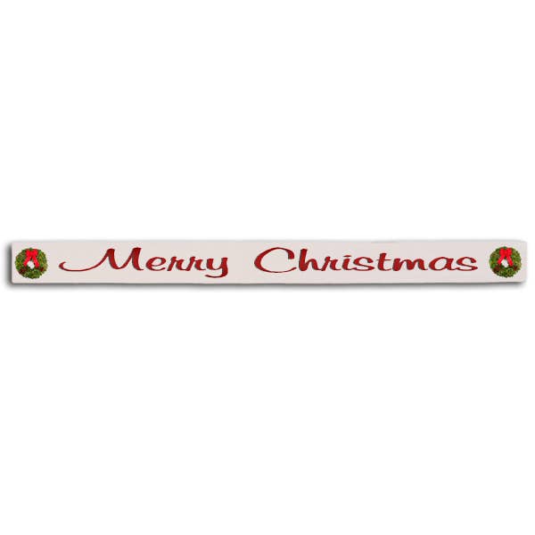SS3266 (SS164) - Christmas Wreath Shelf Sitter for wholesale by Paint The Town