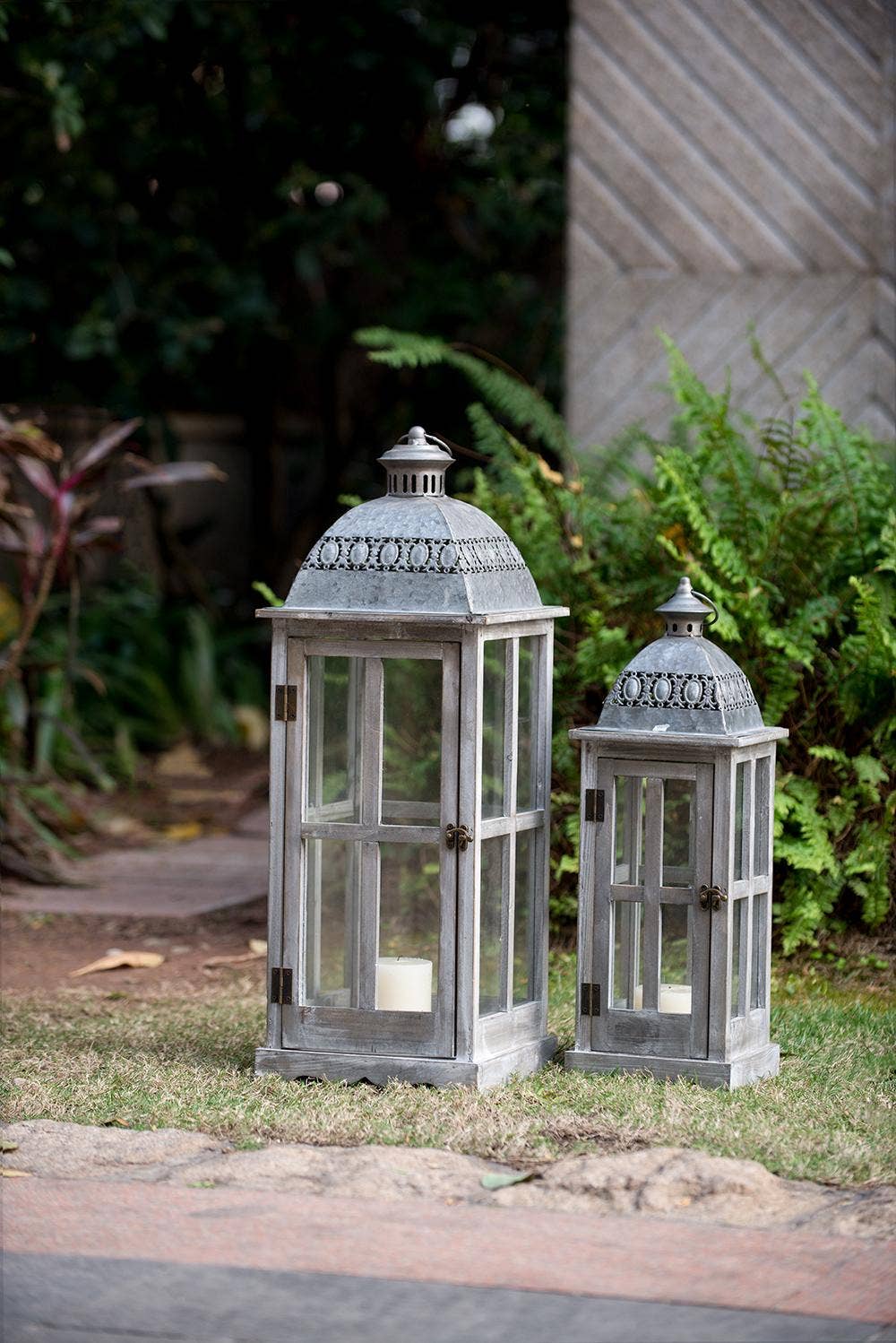 A&B Home Group Inc. - Wholesale Lantern - S/2 Urban Scape Lanterns0