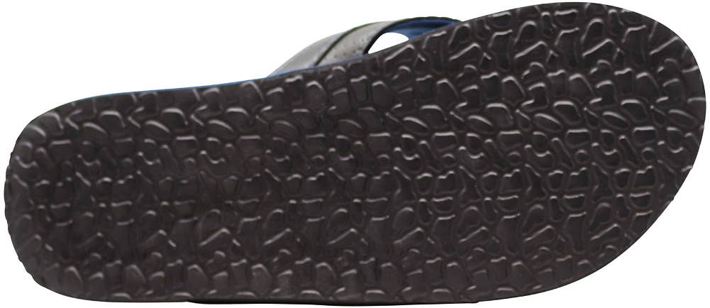 Eastern Off Price - Wholesale Flip flops – Men’s - Norty Men's Soft EVA Sandal Shoe 41452 Navy - Black3