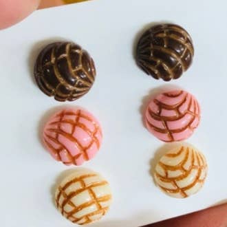 Cielito Lindo – wholesale Stud/post earrings – Mexican 3-pair Concha Stud Earrings1