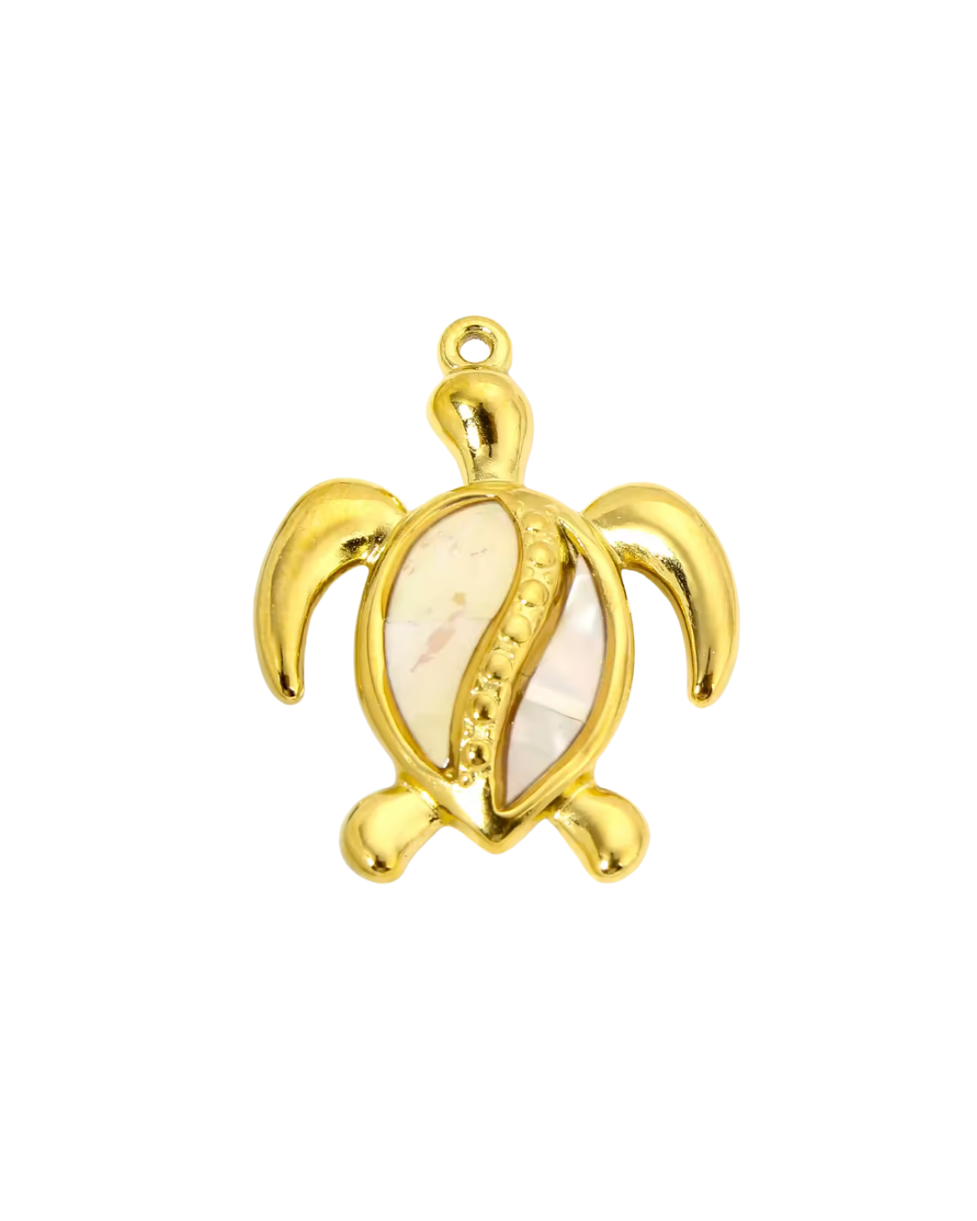 Coco Luna Collection - Wholesale Individual Charm/Pendant - White & Gold Ocean Life - Make A Charm Bracelet or Necklace6