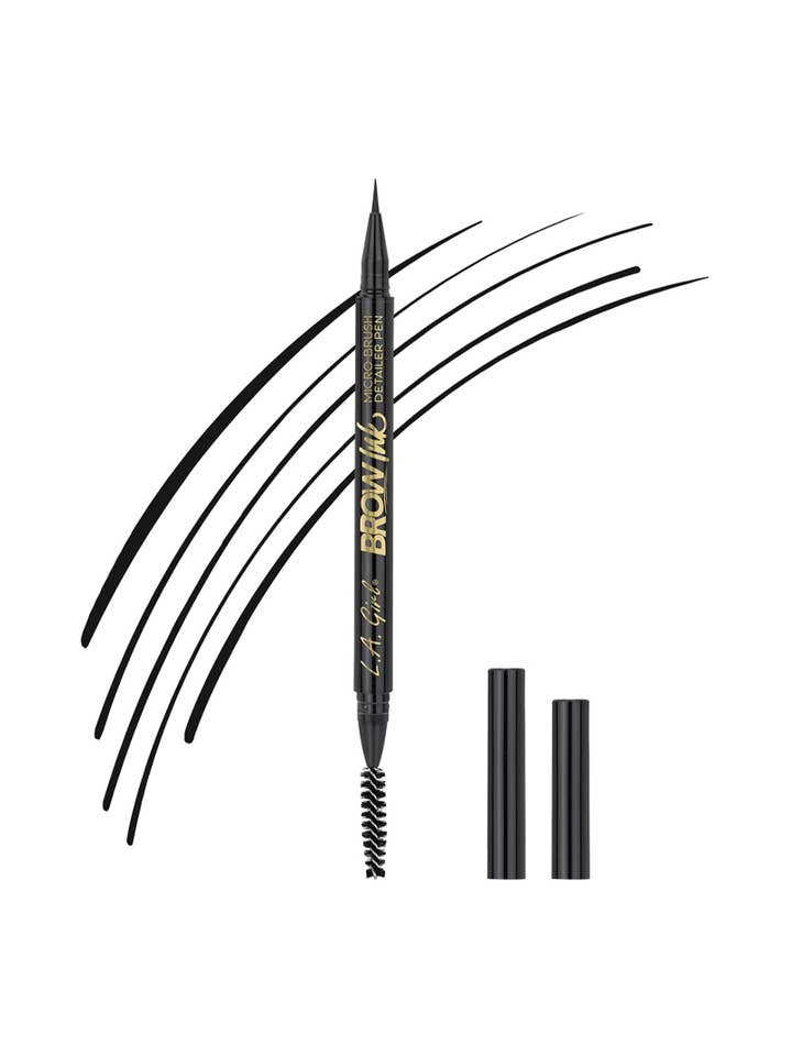 LA Girl GBP347 Soft Black Brow Ink Micro Brush Detail Pen-3 for wholesale by PINEAPPLE Beauty