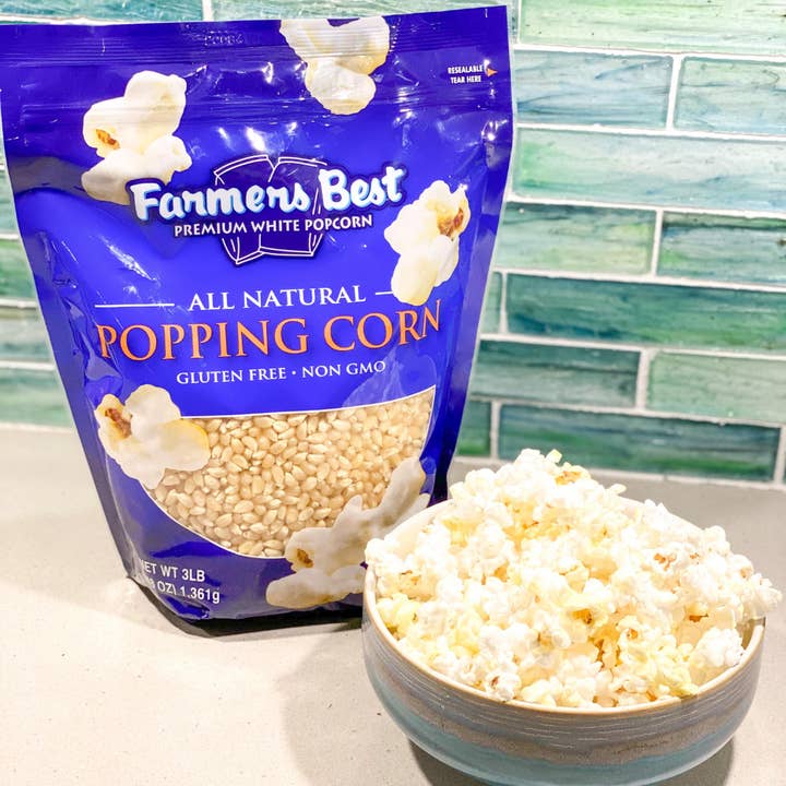 3 Pound Bag for wholesale by Farmers Best Popcorn