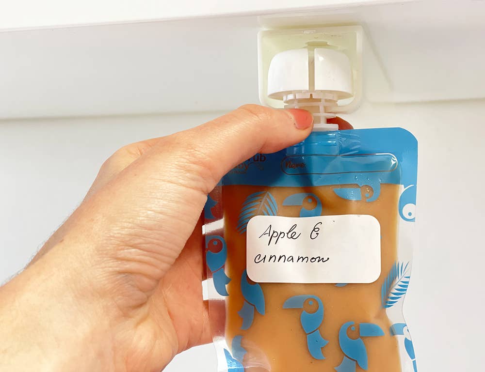 Cherub Baby - Vente Bouteilles de lait/jus - Étiquettes solubles pour sachets alimentaires et sacs de lait maternel 65pk6