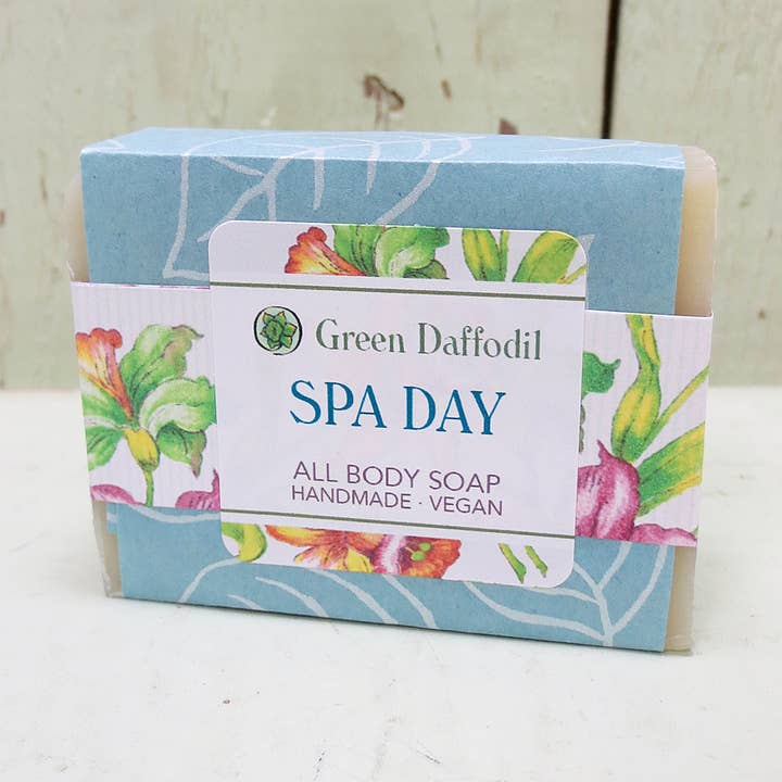 Spa Day Natural Handmade Bar Soap - Relax for wholesale by Green Daffodil Bath & Body
