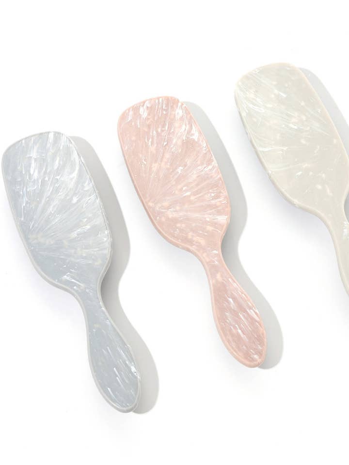 Massageborste med marmorerat handtag och luftkudde DPHC27 för wholesale av Dipped Shop