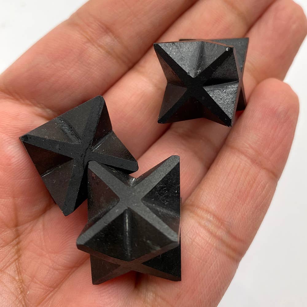 VIE - Vendita all'ingrosso Pietra/cristallo spirituale - Piccola stella Merkaba, 2 cm45