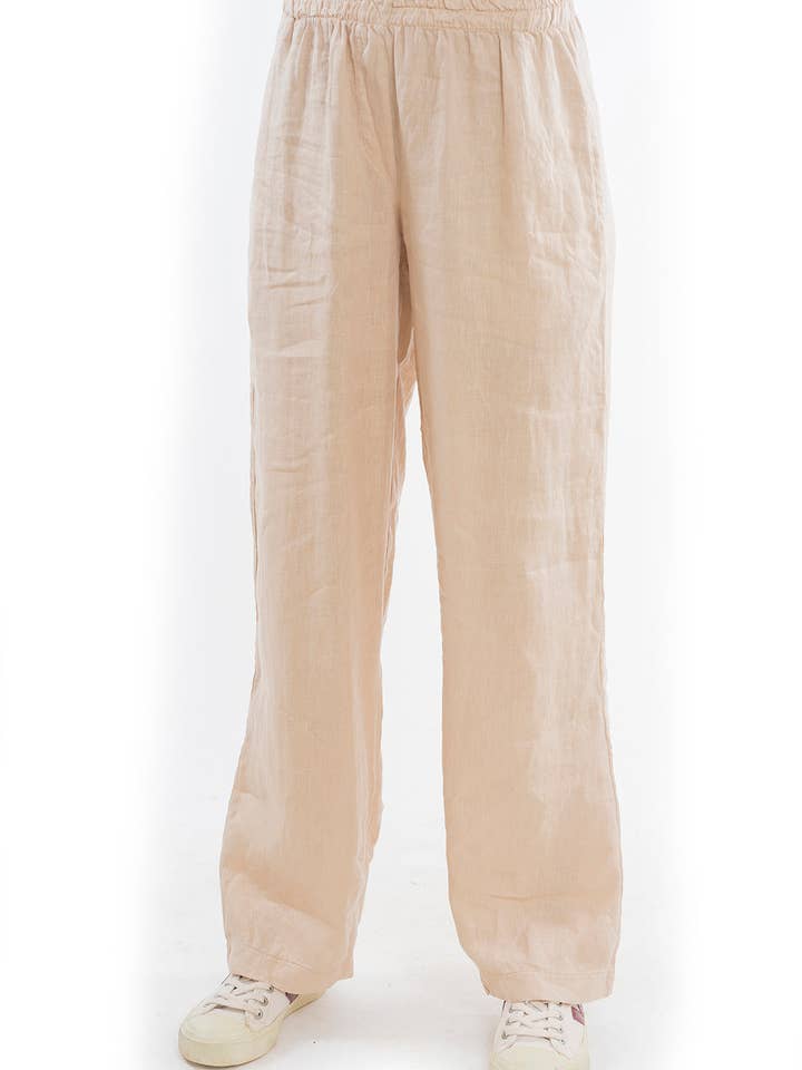 Pantaloni in lino Amalfi per la vendita all'ingrosso da parte di Ravens View Ibiza