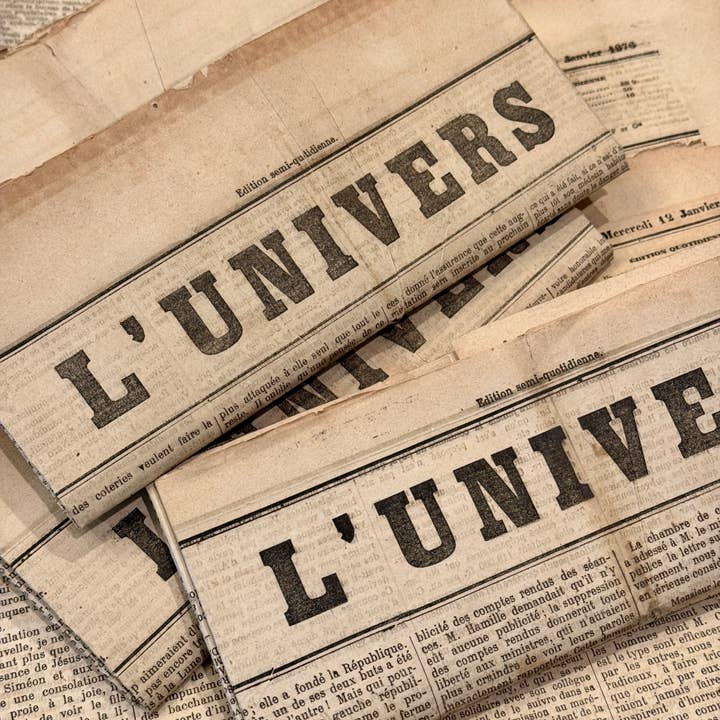 Monahan Papers - Vente Décorations de table - Journaux français anciens - années 18001