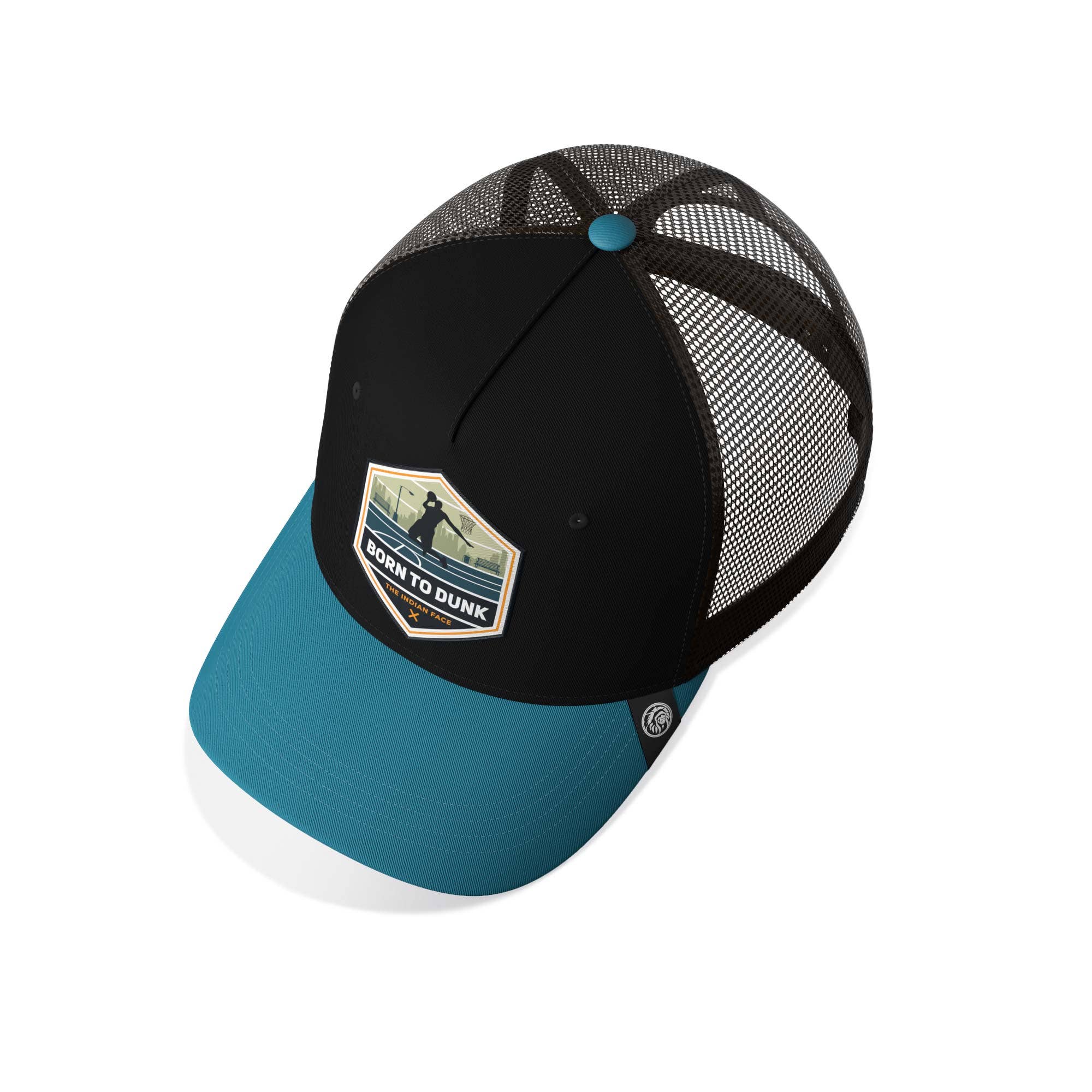 Indicom Brands – Großhandel Trucker-Cap – Unisex – Born to Dunk Braun//Blau2