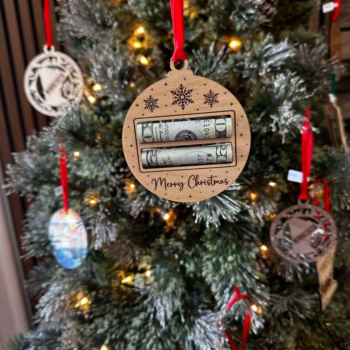 Fuzzy Loon Designs - Wholesale Ornament - Money Ornament
